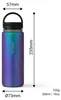 Trinkflasche Edelstahl 500ml Thermo Flasche Sport isoliert Produktbild-Vorschau 3