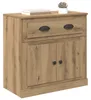 vidaXL Vysoká skriňa Artisan – dub 70 x 35,5 x 67,5 cm Náhľad obrázku produktu 3