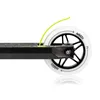 A close-up side view of the rear wheel and deck of a scooter. Náhled obrázku produktu