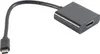 S-Conn 14-05001 0.2m USB C HDMI Type A (Standard) Schwarz Produktbild-Vorschau 1