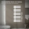 LuxeBath Iron EM designový koupelnový radiátor - 500 x 1200 Náhled obrázku produktu 2