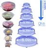 Silikondeckel Silikon Stretch Deckel Set, BPA Free Produktbild-Vorschau 2