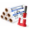 6 x Stretchfolie 50cm 1,5kg 23my weiß + Abroller Produktbild-Vorschau 1
