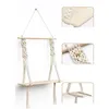 Wandregal aus Baumwollseil, Boho-Wanddeko fürs Schlafzimmer Produktbild-Vorschau 3