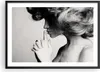 Gerahmtes Poster - Schwarzer Rahmen - Frau Modell - 70x50 Produktbild-Vorschau 1