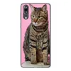 MuchoWow® Handyhülle Schutzhülle Hülle für Huawei P20 Katze Produktbild-Vorschau 1