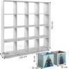 Detská polica Vicco Karree biely 138.5 x 142.5 cm s 8 Náhľad obrázku produktu 3