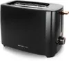 A black toaster with rose gold accents is shown against a white background. Produktbild-Vorschau