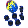 7Pcs Kinder Fahrrad Radfahren Skating Helm Knie Ellbogen Produktbild-Vorschau 1