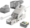 deleyCON 2x CAT 6a Werkzeugloser RJ45 Netzwerkstecker mit Produktbild-Vorschau 2