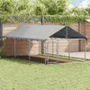 vidaXL Buda zewnętrzna dla psa z dachem 400x200x150 cm Podgląd zdjęcia produktu 2