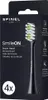 Spinel Care SmileON Zahnbürstenaufsätze Schwarz 4 Stück Produktbild-Vorschau 5