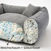 4L Textil TEO Kuscheliges Hundebett mit Rand, abnehmbarer Produktbild-Vorschau 4