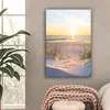 MuchoWow® - Leinwandbilder - Strand - Sonne - Düne - Gras - Produktbild-Vorschau 2