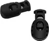 10 Kordelstopper oval 27x15mm, Durchzug 6x5mm, schwarz Produktbild-Vorschau