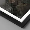 Gerahmtes Poster - Schwarzer Rahmen - Schimpanse Porträt Produktbild-Vorschau 2