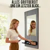 Akustikpaneel mit Spiegel & verstellbarer Ablage | 110x55 Produktbild-Vorschau 3