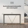 IvoQ Sidetable Nero – Tavolo consolle – Tavolino da Anteprima dell’immagine prodotto 2