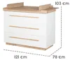 roba Kinderzimmer Set Lumo - 3-teiliges Babyzimmer mit Produktbild-Vorschau 5
