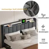 Polsterbett LED, mit Aufladen USB Ladefunktion Kopfteil und Produktbild-Vorschau 4