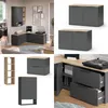 Vicco Wohnwand Wido, 5 Teile, Anthrazit/Sonoma Produktbild-Vorschau 8