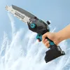 HDeye Kabellose bürstenlose Kettensäge 8“, 2x 21V Akku, mit Produktbild-Vorschau 4