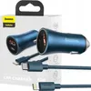 Baseus Golden Contactor Pro rchla nabjaka do auta USB typu Náhľad obrázku produktu 11