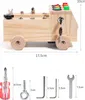 MONTESSORI Sensory Wooden manipulative LED car board Voir les images du produit 4