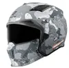 Bogotto Radic Camo Helm, weiß matt/grau, S Produktbild-Vorschau 1