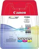 Canon CLI-521 Multipack Tricolor Druckerpatrone farbig Anteprima dell’immagine prodotto 3