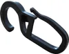 A black plastic curtain hook is shown against a white background. Anteprima dell’immagine prodotto