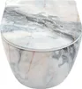 A toilet with a marble pattern. Produktbild-Vorschau