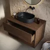 Badplaats Waschbeckenunterschrank Mali 80 x 46 cm Walnuss Produktbild-Vorschau 4