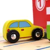 Tooky Toy Holz-Parkhaus TL698, 22-tlg, 3 Etagen, Produktbild-Vorschau 7