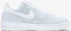 A side view of a white Nike Air Force 1 Flyknit 2 sneaker. Podgląd zdjęcia produktu