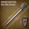 Miecz Gandalf Glamdring inspirowany filmem Hobbit, ostrze Podgląd zdjęcia produktu 12