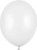 100 Stk. Luftballon Ø12cm "Uni Metallic" |  Pure White Produktbild-Vorschau 1