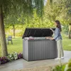 Keter Gartentruhe Darwin 670 L Graphitgrau Ecom Produktbild-Vorschau 1