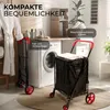 Nákupní vozík SereneLife, nákupní vozík, skládací nákupní Náhled obrázku produktu 6