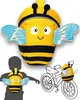 HECKBO 2-in-1-Kinderrucksack & Lenkertasche – Bee – Produktbild-Vorschau 1