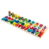 Montessori drevené puzzle abeceda čísla veda Náhľad obrázku produktu 2