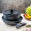 Klausberg 5-teiliges marmoriertes Topfset KB-7858 Produktbild-Vorschau 3