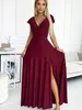 Numoco Formelle Frauenkleider Crystal bordo XL Produktbild-Vorschau 9