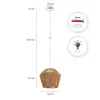 Pendelleuchte Esstisch Hängelampe Esszimmer Lampe E27 Produktbild-Vorschau 3