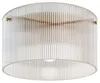 HOMCOM Plafondlamp, ronde plafondverlichting met E27 Productafbeelding-voorbeeld 1