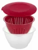 Westmark Schüssel Set »Olympia«, 3 tlg., rot 2418227R Produktbild-Vorschau 3