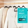 100 cintres gain de place, recouverts de velours Voir les images du produit 6