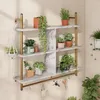Bestier105,5cm Industrie-Regal Wandmontiertes 3-stufiges Produktbild-Vorschau 8