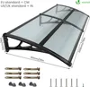 VOUNOT® Vordach für Haustür, 200 x 80 cm Pultbogenvordach Produktbild-Vorschau 5