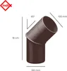 INEFA Regenrohrbogen 45 Grad für Fallrohr, PVC DN100 / Produktbild-Vorschau 2